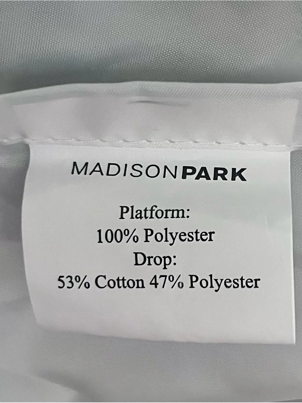 NEW Madison Park King Bed Skirt Navy